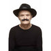 Black Costume Moustache, 11.5 x 2 cm