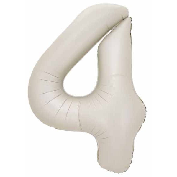 Decochamp 34-Inch Latte Number 4 Balloon