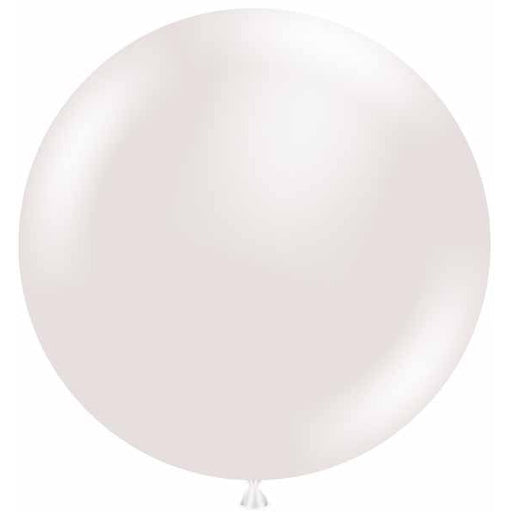 TUFTEX 36-Inch Pearl White Sugar Latex Balloons, 2 Pack