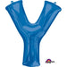 Blue Letter Y Balloon, 34 Inch