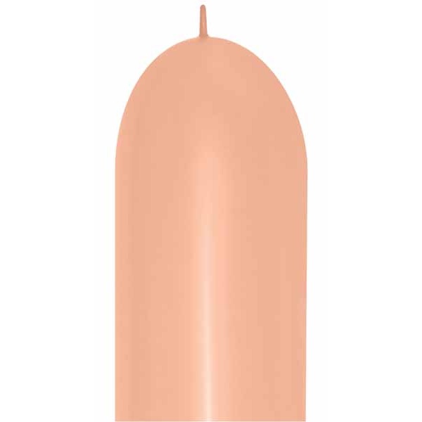 Sempertex 360 Peach Blush Latex Balloons, 50 Count