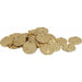 Plastic Gold Coins, 100 Count