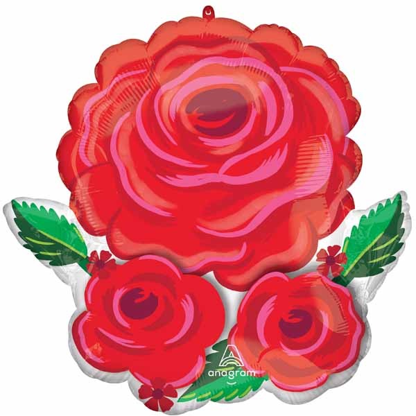 Rose Radiance 18-Inch Foil Balloon
