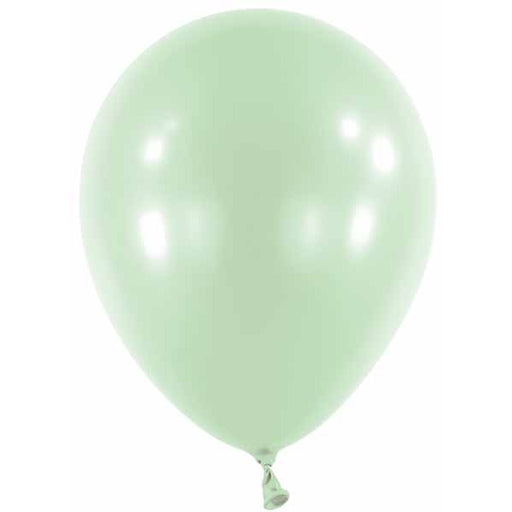 Anagram Pearl Mint Green 5-Inch Latex Balloons, 100 Count