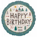 Wilderness Birthday 28-Inch Jumbo Round Foil Balloon