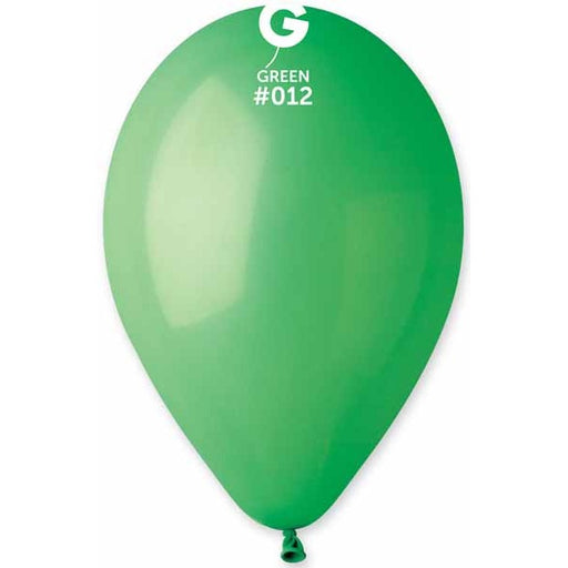 Gemar 12 Inch Green #012 Latex Balloons, 50 Pack