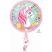 Magical Unicorn Holographic Drop-A-Line Foil Balloon Kit