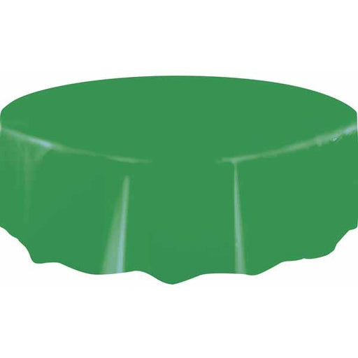 Emerald Green Round Tablecover, 84 Inch
