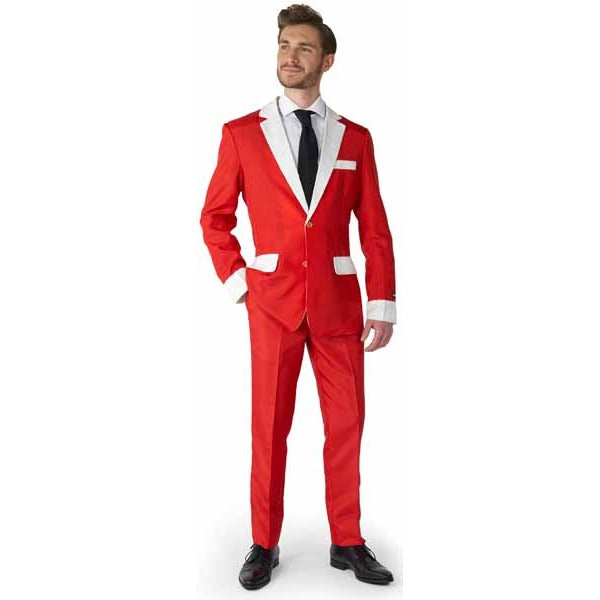 Suitmeister Men's Santa Faux Fur Costume, Large