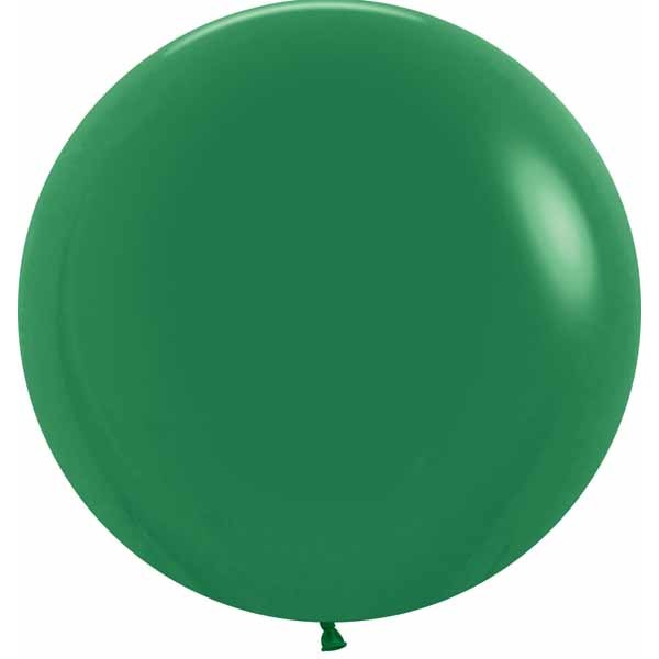 Sempertex Forest Green 24-Inch Latex Balloons, 10 Pack