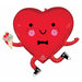 Happy Heart Guy 28-Inch Shaped Foil Balloon