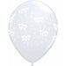 BONNE FETE ALL OVER 12" 50/BAG CLEAR