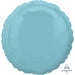 18 Inch Iridescent Pearl Light Blue Round Foil Balloon