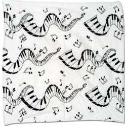 Musical Notes Bandana, 22 x 22 Inches