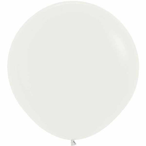 Sempertex Almond White 24-Inch Latex Balloons, 10 Pack
