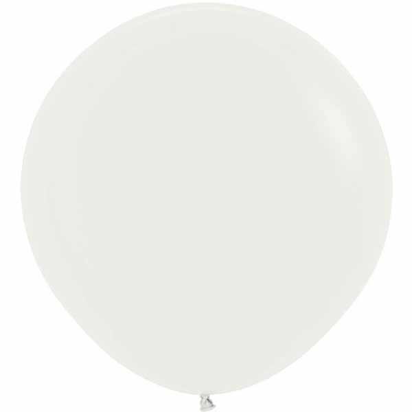 Sempertex Almond White 24-Inch Latex Balloons, 10 Pack