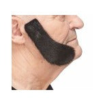 Premium Black Costume Sideburns, 6.5 x 13 cm