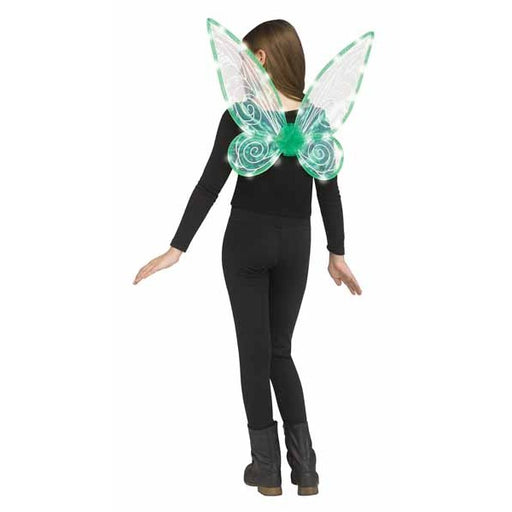 Green Light-Up Wings for Children