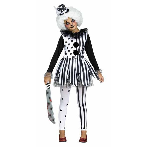 Killer Clown Child Costume, Medium 8-10