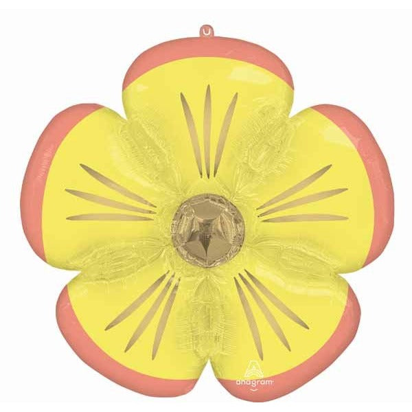 Blossoms Daisy 28-Inch Shaped Foil Balloon