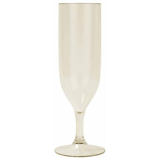 Beige Reusable Champagne Glasses, 2 Pack