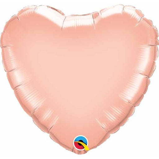 Qualatex 36 Inch Rose Gold Heart Foil Balloon