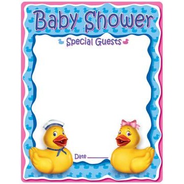23"X18" JUST DUCKIE PARTYGRAPH