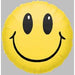 Smiley Face 4-Inch Mini Round Foil Balloon