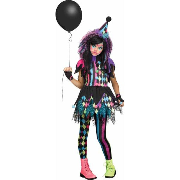 Twisted Circus Clown Child Costume, Large 12-14