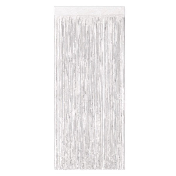 White Gleam 'N Curtain Party Decoration, 1-Ply