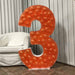 120 cm Number 3 Balloon Mosaic Frame