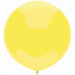 17-Inch Sun Yellow Outdoor Display Balloons, 72 Count
