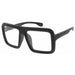 Clear Lens Rectangular Glasses with Thick Frames, 12-Pack