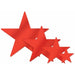 Red Foil Star Decoration, 15 Inch