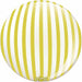 Prima Gold Stripe 20-Inch Sphere Balloon