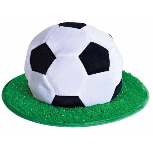 Chapeau ballon de football en peluche