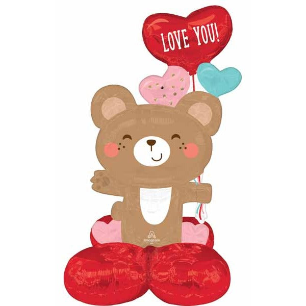 LOVE YOU BEAR HUG 35" JR AIRLOONZ P55