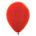 Sempertex 5" Metallic Red Latex Balloons, 50 Pack