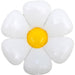 DecoChamp 60" White Flower Foil Balloon with Yellow Center