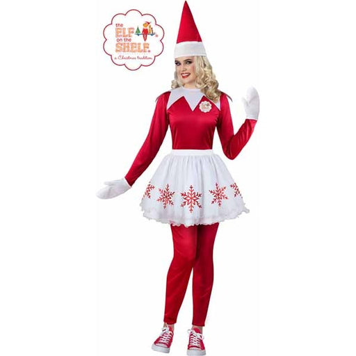 Missy Scout Elf Women's Christmas Costume, Small