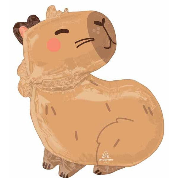 Capybara Craze 24" Shaped Foil Balloon