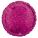 Bright Pink Sequins 18" Round Foil Balloon