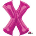 35-Inch Pink Letter X Balloon