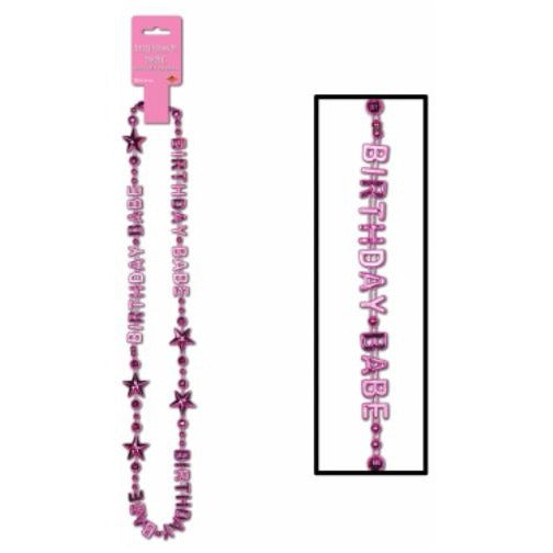 Birthday Babe Beads of Expression Necklace