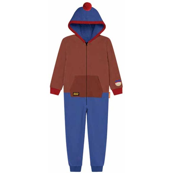 South Park Stan Adult Onesie Costume, Medium