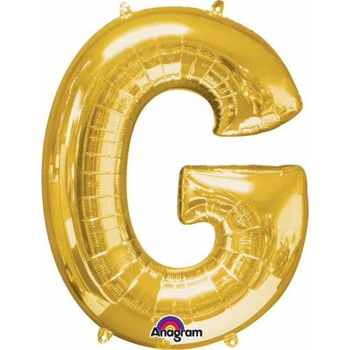 34 Inch Gold Letter G Foil Balloon