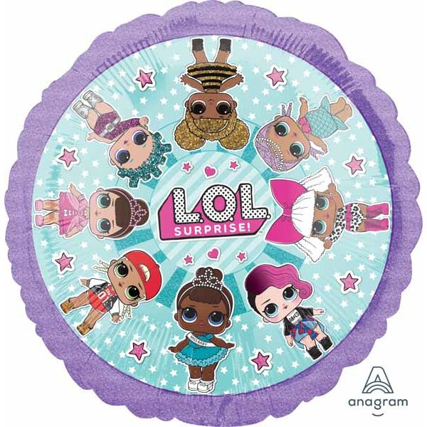 L.O.L. Surprise! 18-Inch Round Foil Balloon