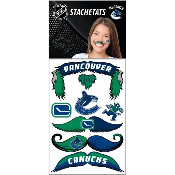 Vancouver Canucks Stachetats Regular Temporary Tattoos