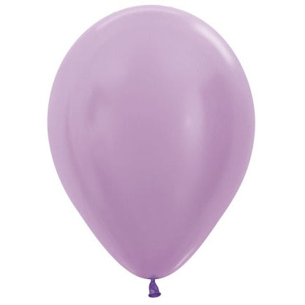 Sempertex Satin Lilac 5 Inch Latex Balloons, 50 Pack