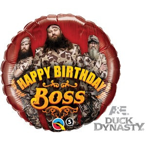 Duck Dynasty Birthday Boss 18-Inch Foil Balloon